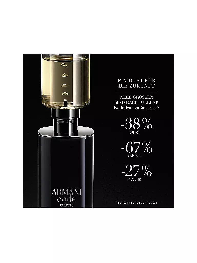 GIORGIO ARMANI | Code Parfum 75 ml Nachfüllbar | keine Farbe