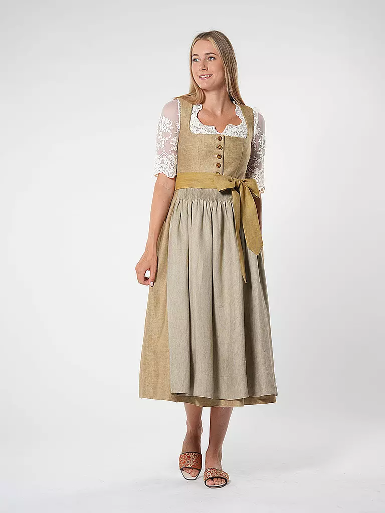 GOTTSEIDANK | Dirndl HELENE | gelb