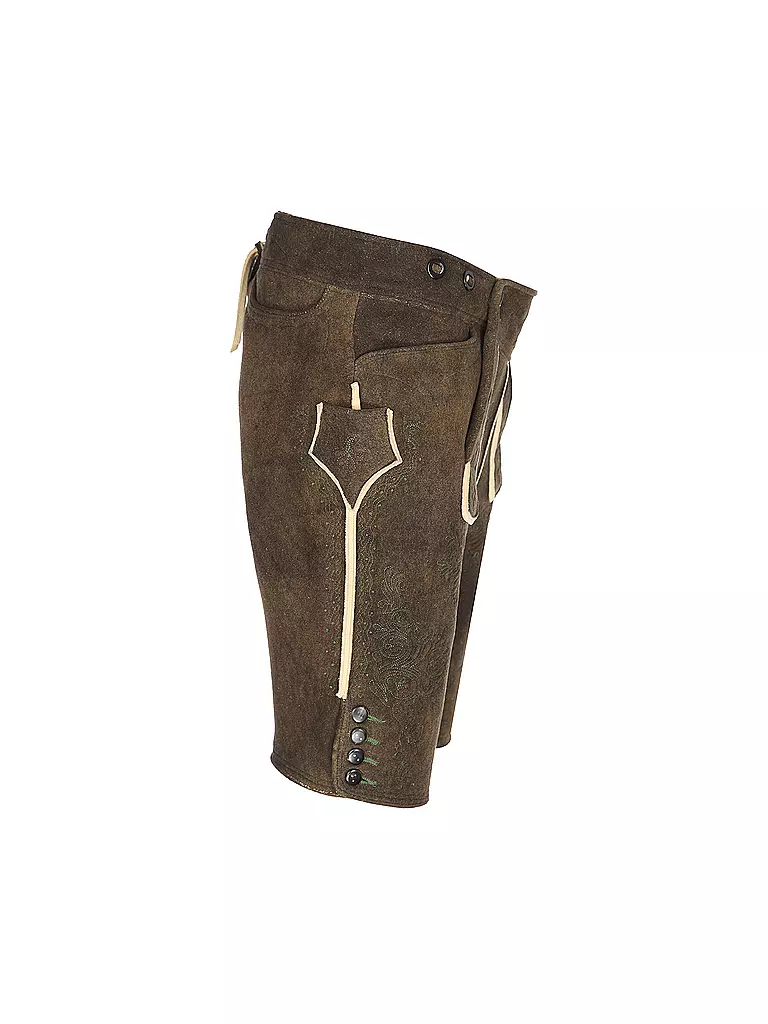 GOTTSEIDANK | Lederhose  | braun