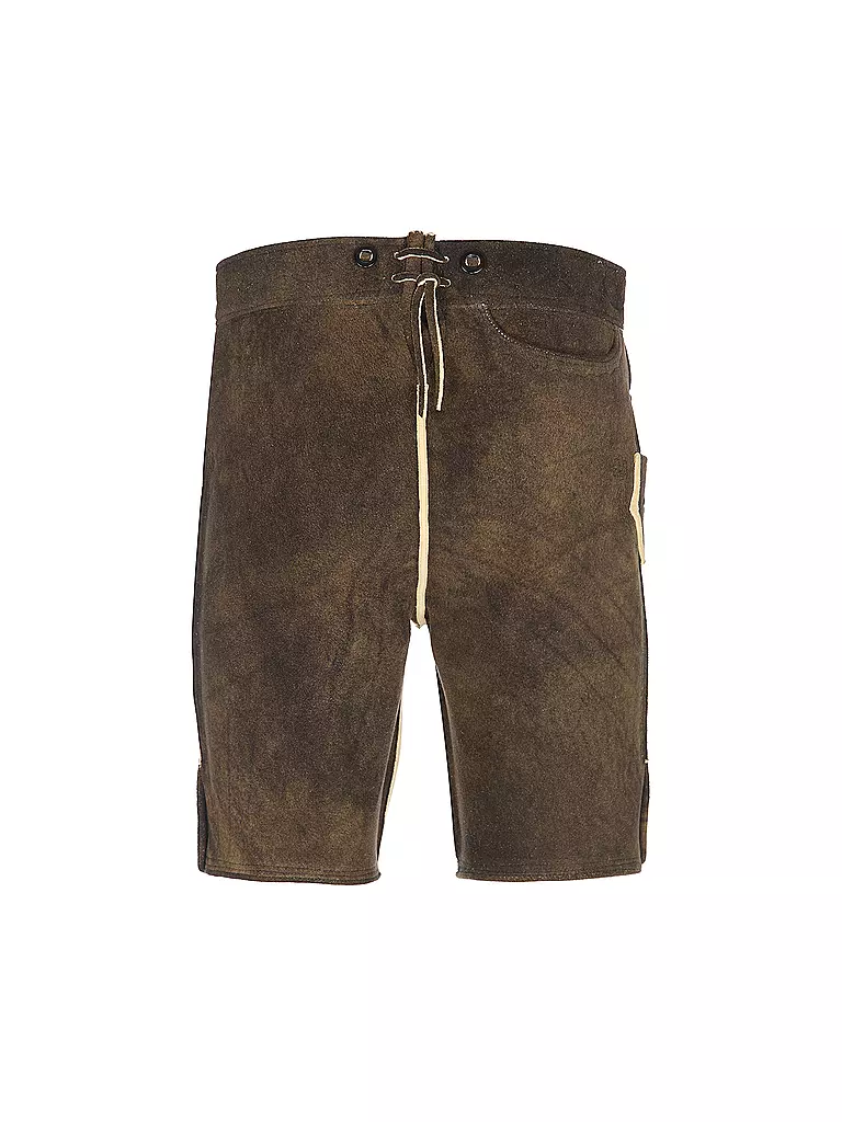 GOTTSEIDANK | Lederhose | braun