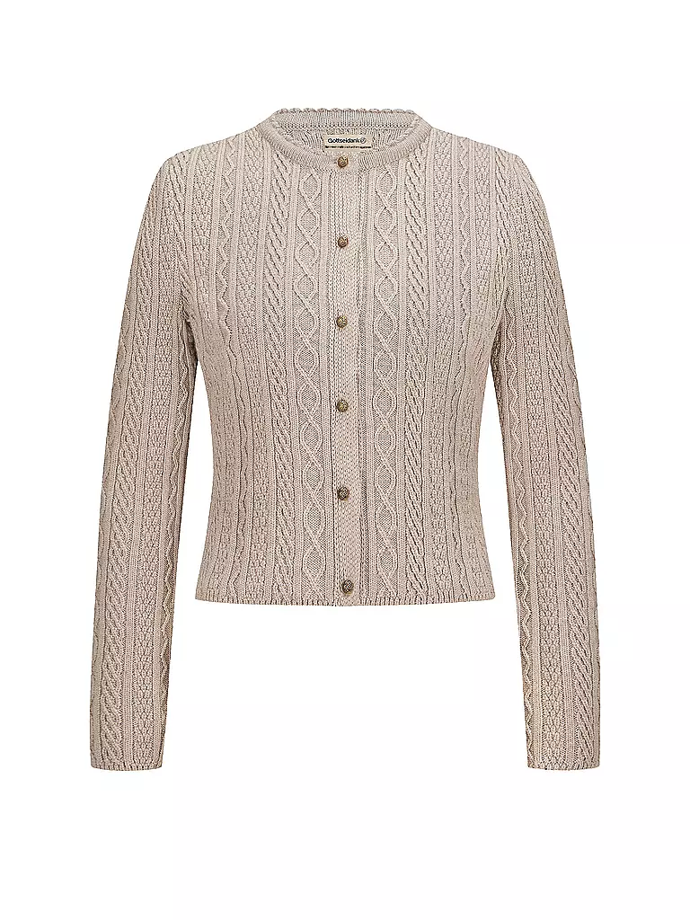 GOTTSEIDANK | Trachten Strickjacke SOPHIA | creme