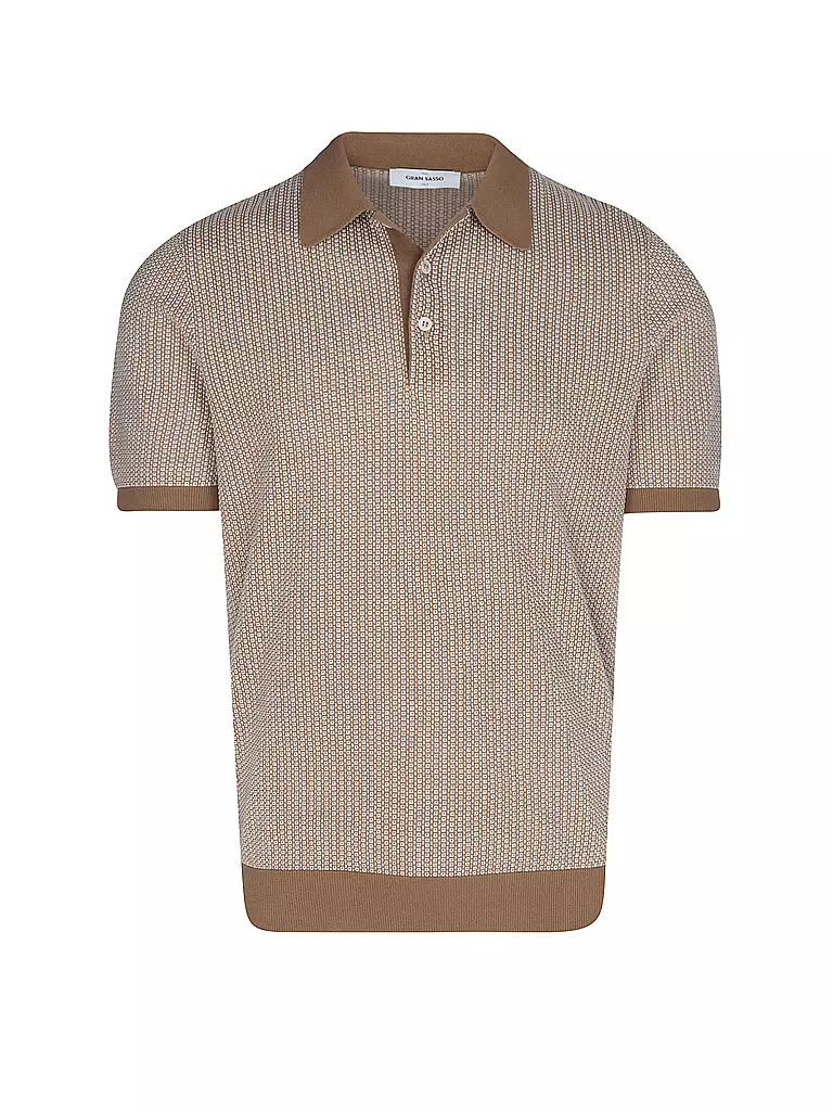 GRAN SASSO | Poloshirt  | braun