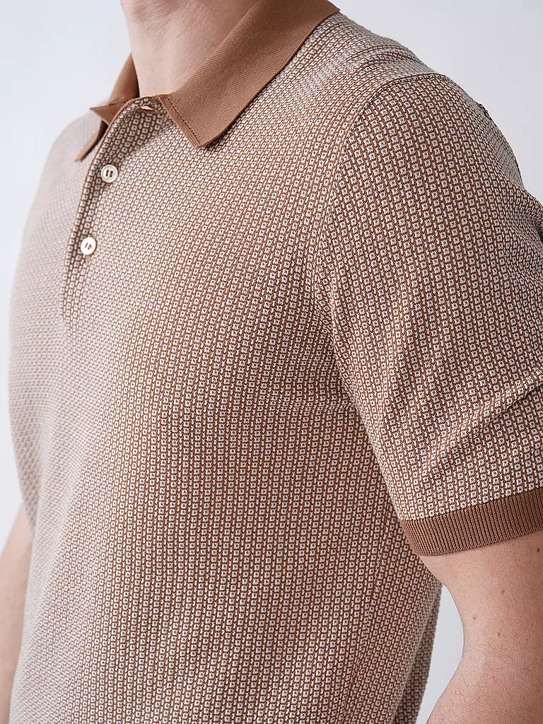 GRAN SASSO | Poloshirt  | braun