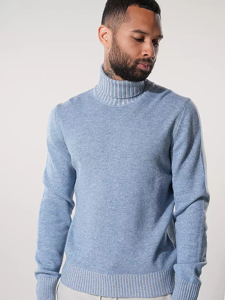 GRAN SASSO | Rollkragenpullover | hellblau