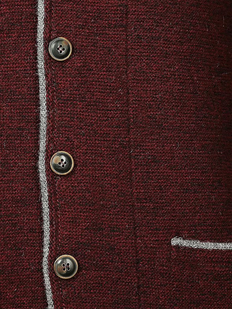 GRASEGGER | Trachten Strickjacke  | rot