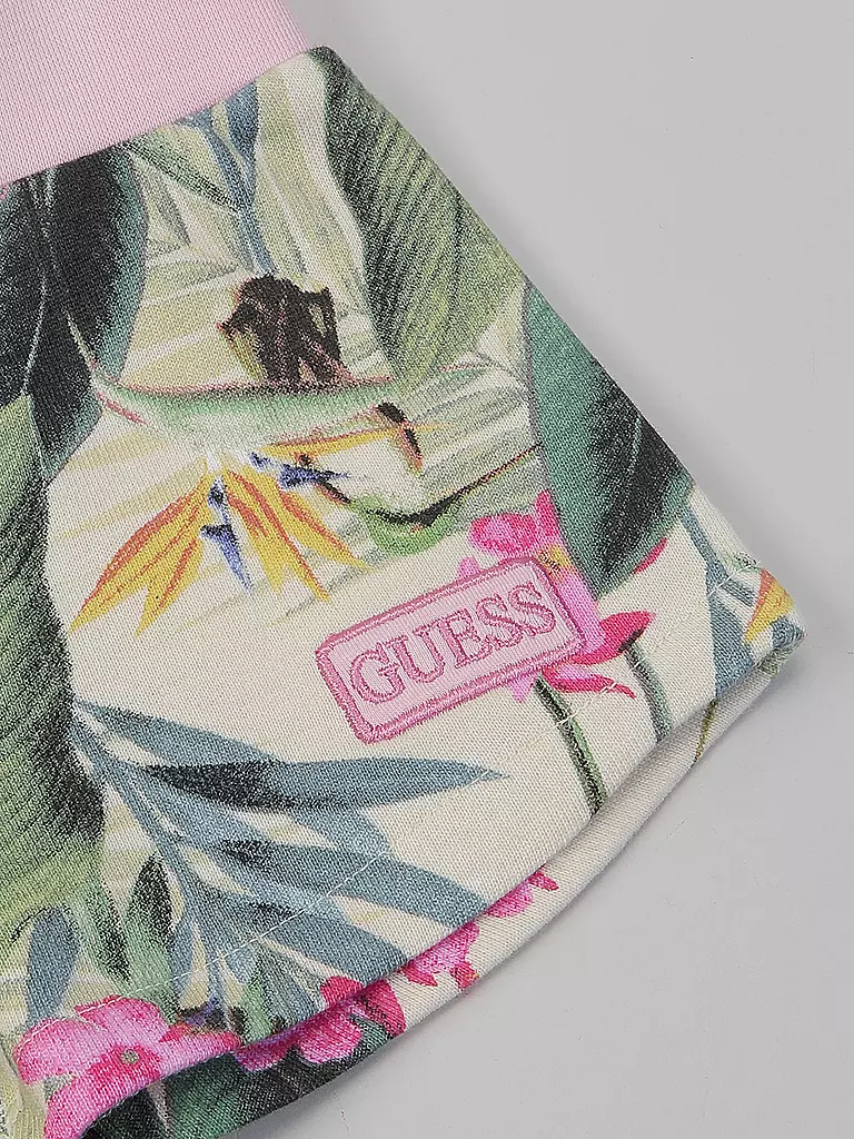 GUESS | Baby Set 2-teilig (T-Shirt und Shorts) | gelb