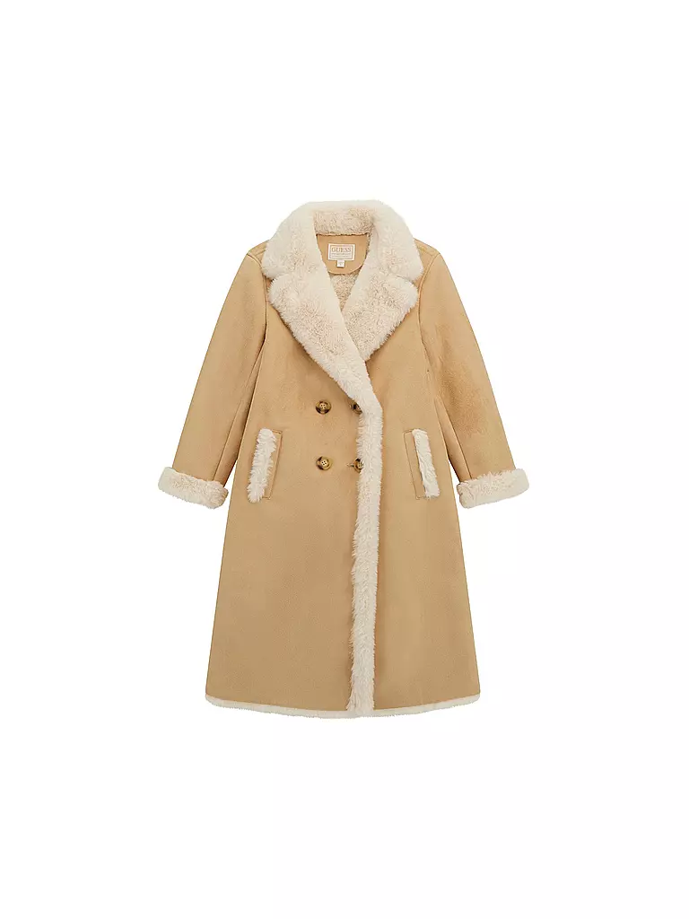 GUESS | Mädchen Shearling Mantel | beige