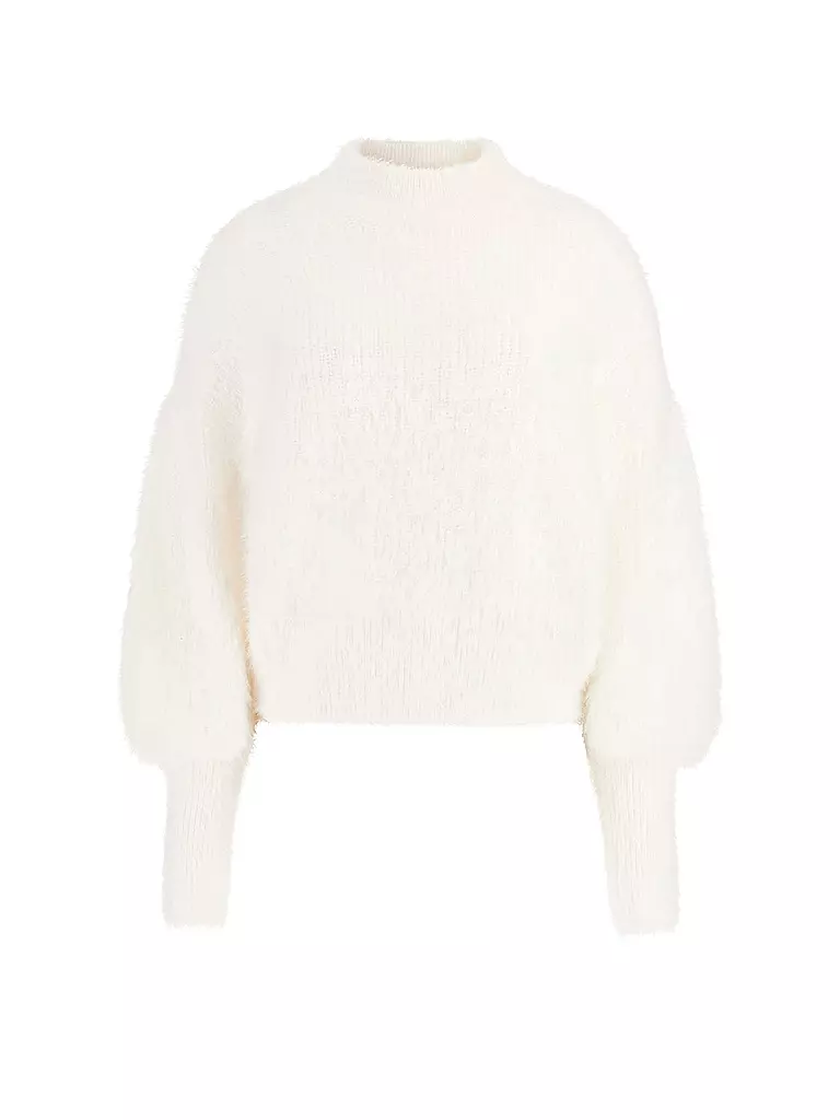 GUESS | Pullover in Felloptik | creme