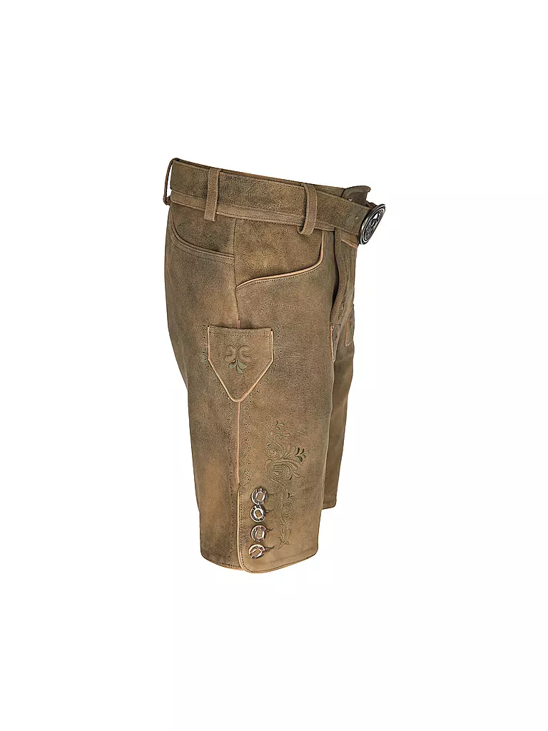 GWEIH & SILK | Lederhose LEO | braun