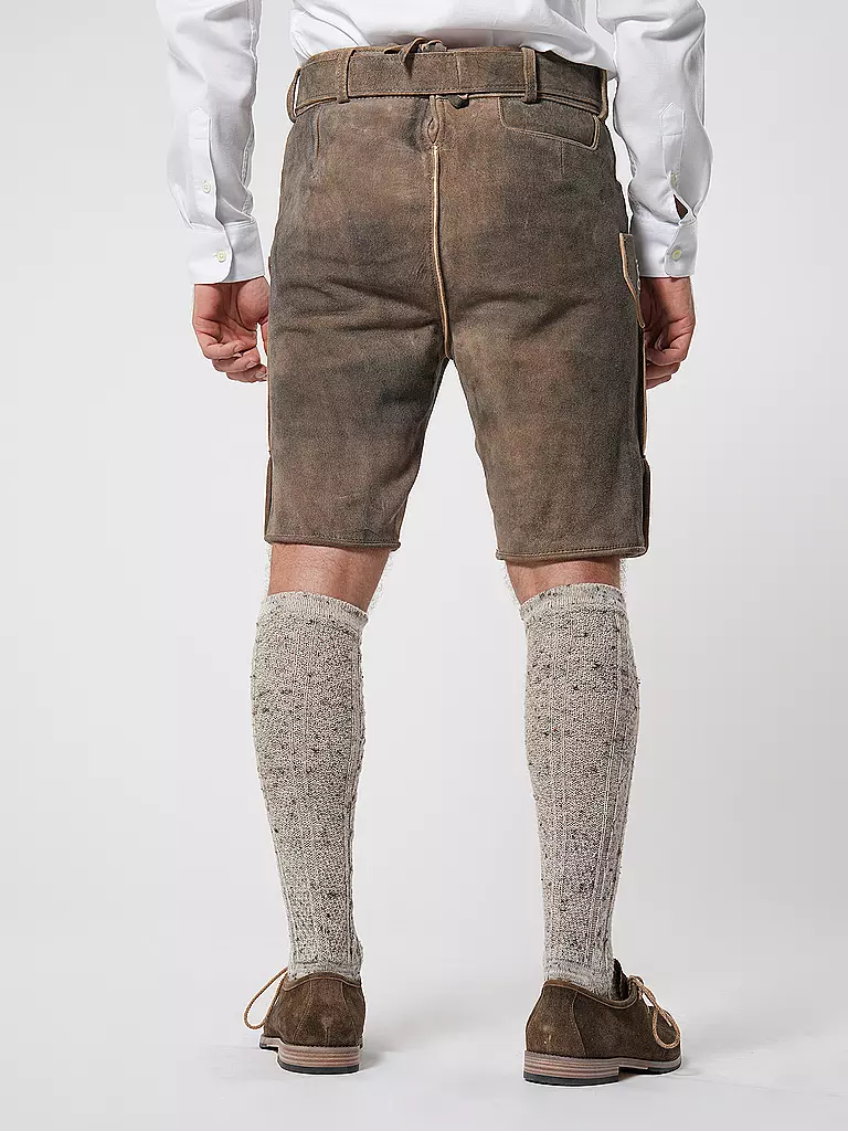 GWEIH & SILK | Lederhose LIAM | beige