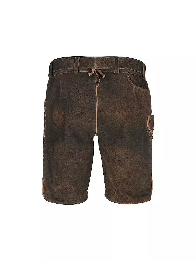 GWEIH & SILK | Lederhose LEO | braun