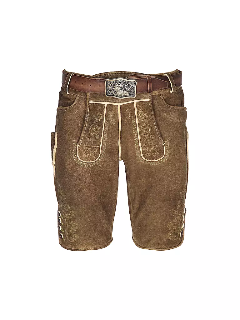 GWEIH & SILK | Trachten Lederhose Vitus | camel