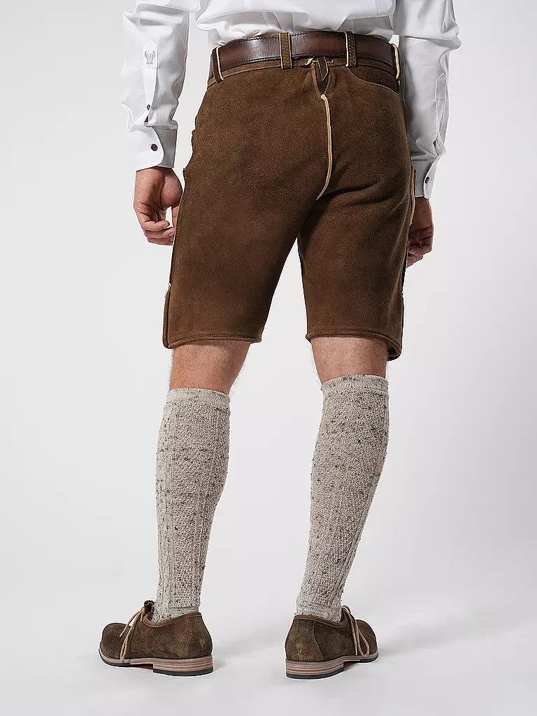 GWEIH & SILK | Trachten Lederhose Vitus | camel