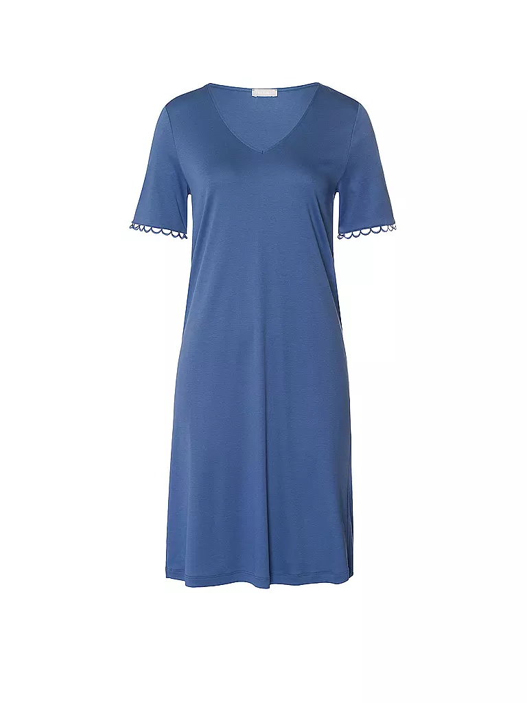 HANRO | Nachthemd - Sleepshirt  | blau