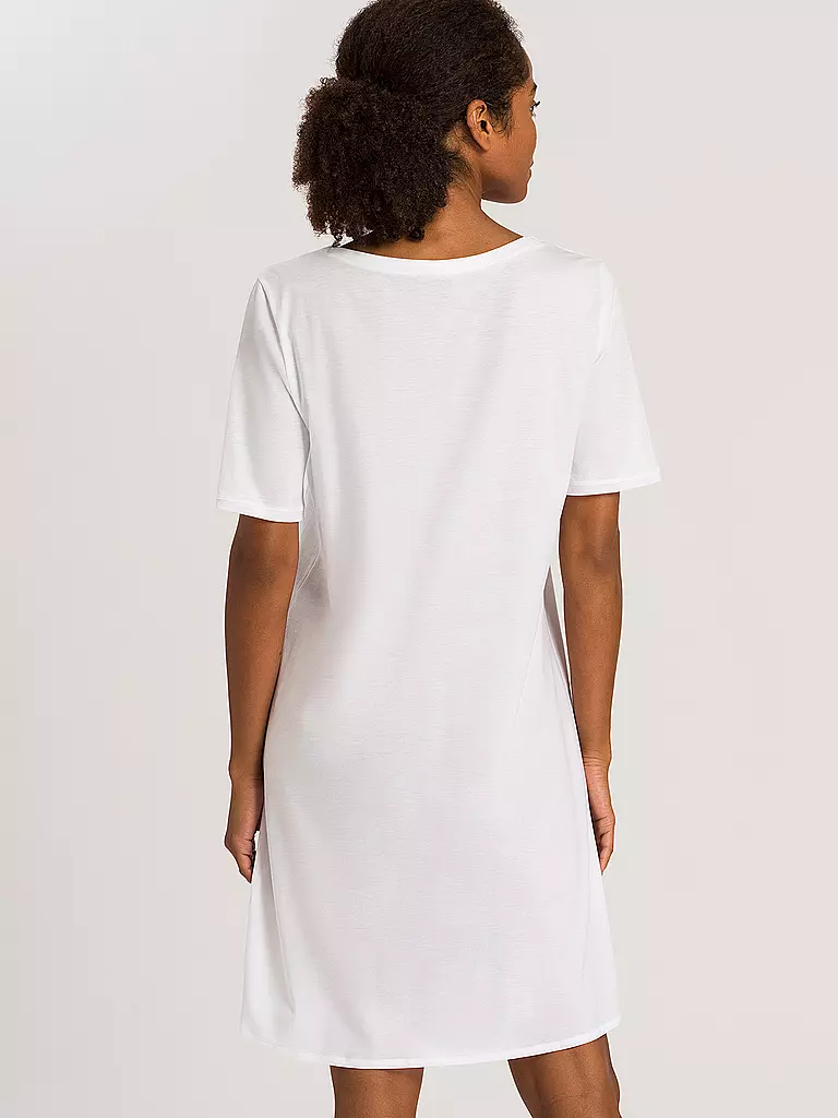 HANRO | Sleepshirt - Nachthemd "Cotton Deluxe" | weiss