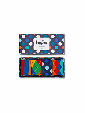 HAPPY SOCKS | Damen Geschenkset BIG DOTS 4er Pkg 36-40 bunt