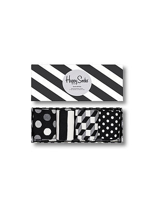 HAPPY SOCKS | Damen Geschenkset 4-er Pkg. BLACK&WHITE 36-40 black