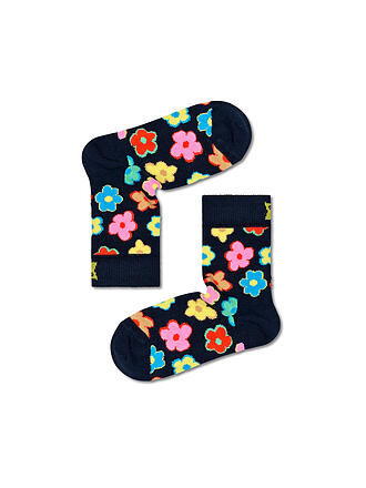 HAPPY SOCKS | Kinder Socken FLOWER navy