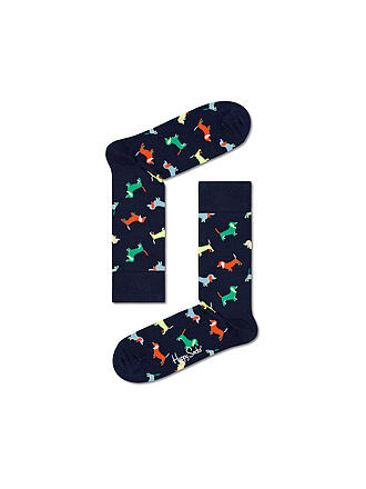 HAPPY SOCKS | Damen Socken 36-40 PUPPY LOVE navy