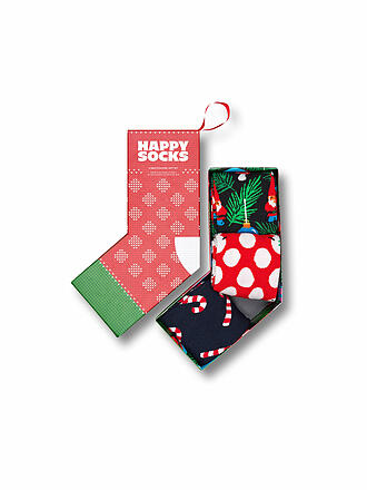 HAPPY SOCKS | Herren Socken Geschenkset X-MAS 3er Pkg. navy 41-46 