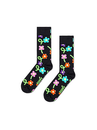 HAPPY SOCKS | Damen Socken BALLOON FLOWER 36-40 black