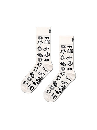 HAPPY SOCKS | Damen Socken TECHY SOCK 36-40 white