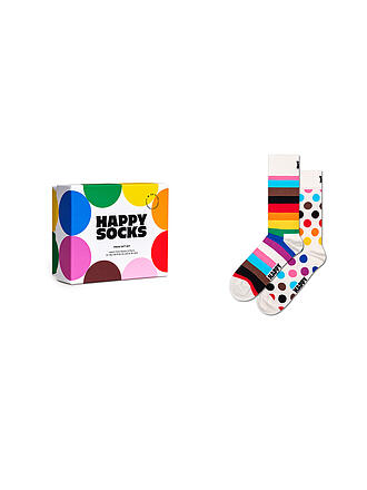 HAPPY SOCKS | Damen Socken PRIDE GIFT SET 36-40 2er Pkg White