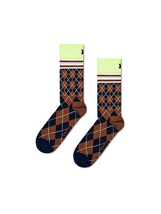 HAPPY SOCKS | Herren Socken MIXED ARGYLE 41-46 navy