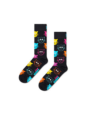 HAPPY SOCKS | Herren Socken CAT black