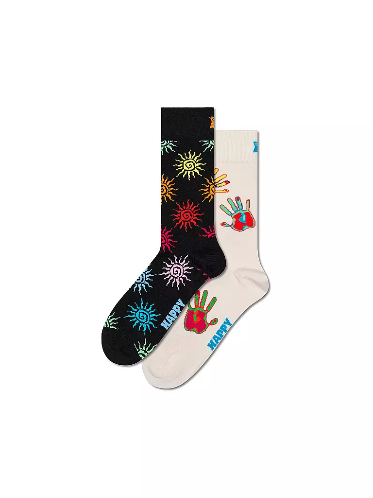 HAPPY SOCKS | Damen Socken Geschenkbox SUMMER SWIRL 2er Pkg. 36-40 green | grün