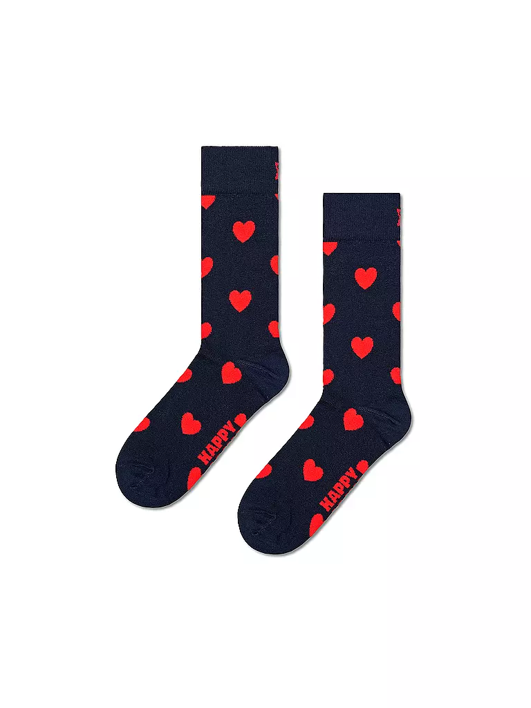 HAPPY SOCKS | Damen Socken HEART GIFT SET Gr. 36 - 40 navy | dunkelblau