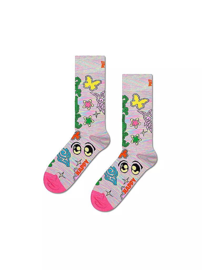 HAPPY SOCKS | Damen Socken OUT OF THIS WORLD SOCK 36-40 beige | bunt