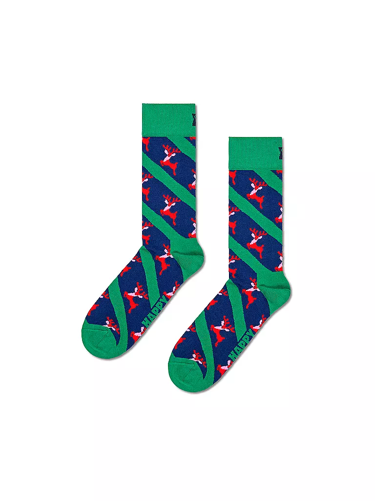 HAPPY SOCKS | Damen Socken REINDEER 36-40 navy | dunkelblau