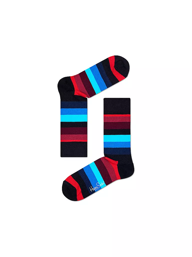 HAPPY SOCKS | Damen Socken STRIPE 36-40 marine rot  | bunt