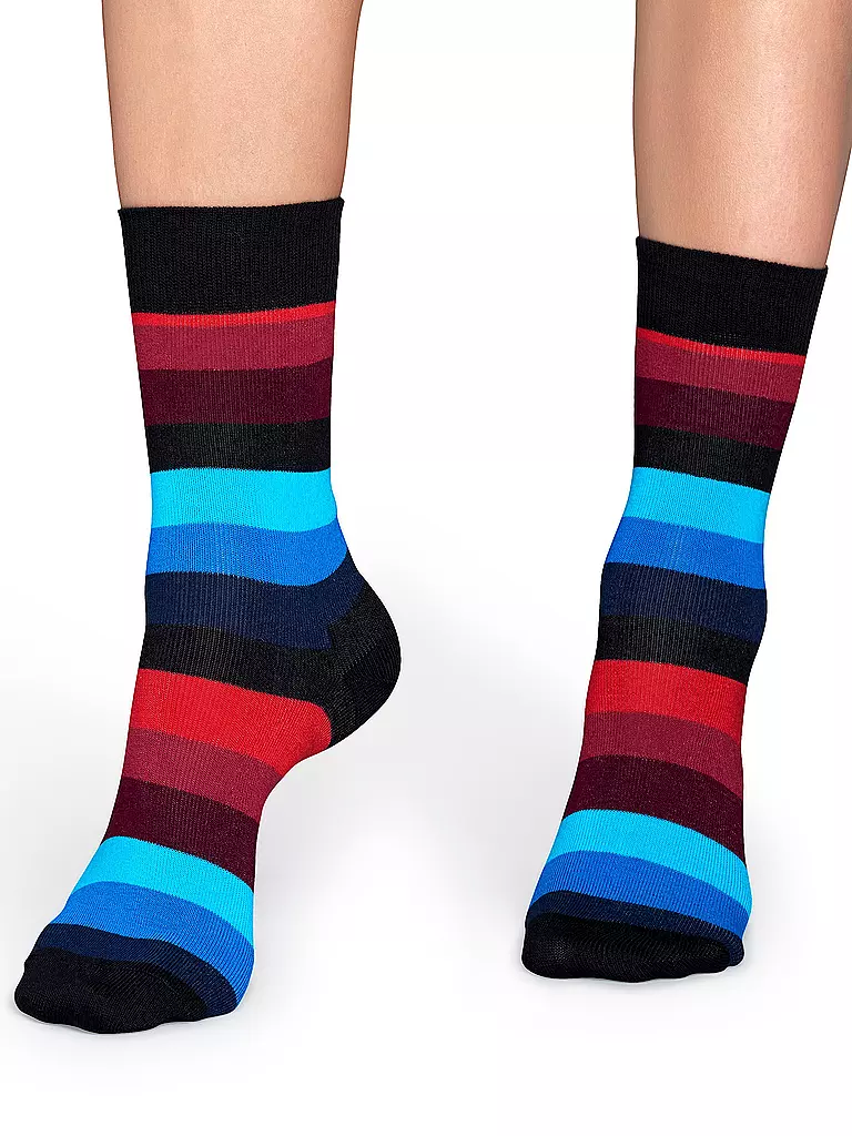 HAPPY SOCKS | Damen Socken STRIPE 36-40 marine rot | bunt