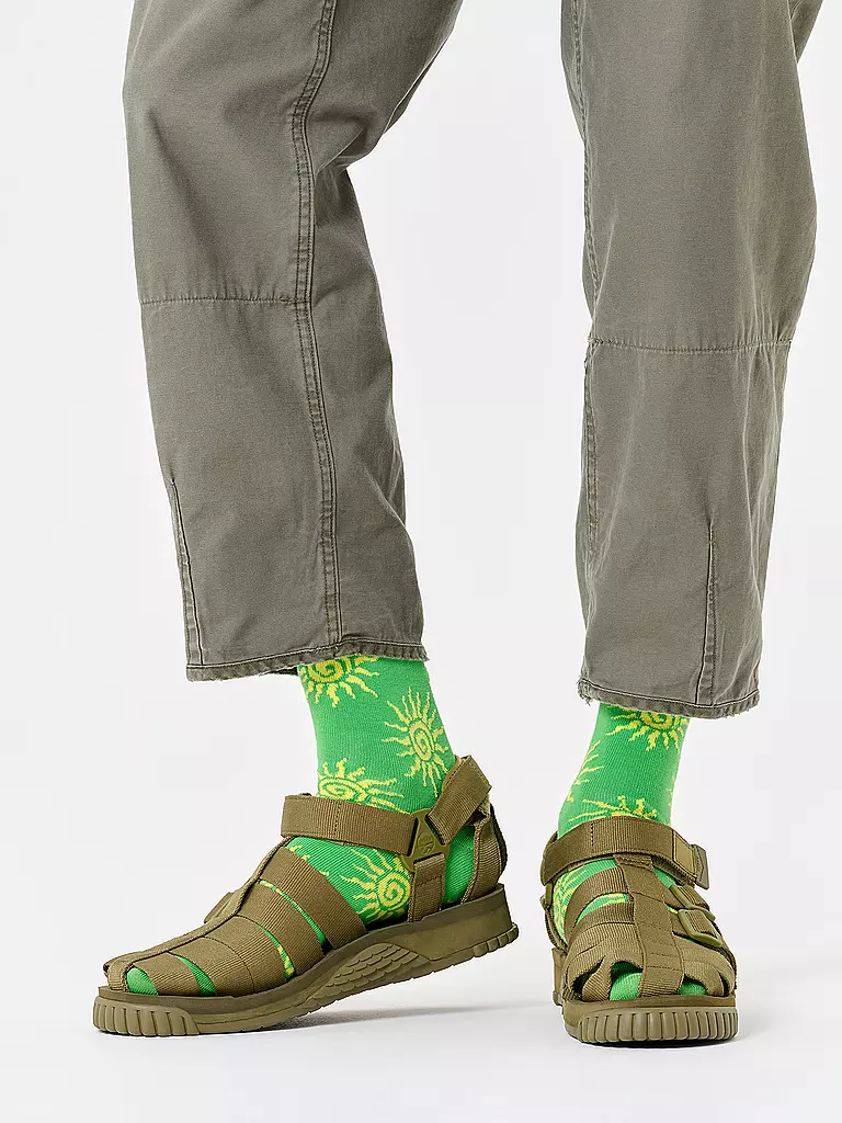 HAPPY SOCKS | Damen Socken SUN 36-40 green | grün