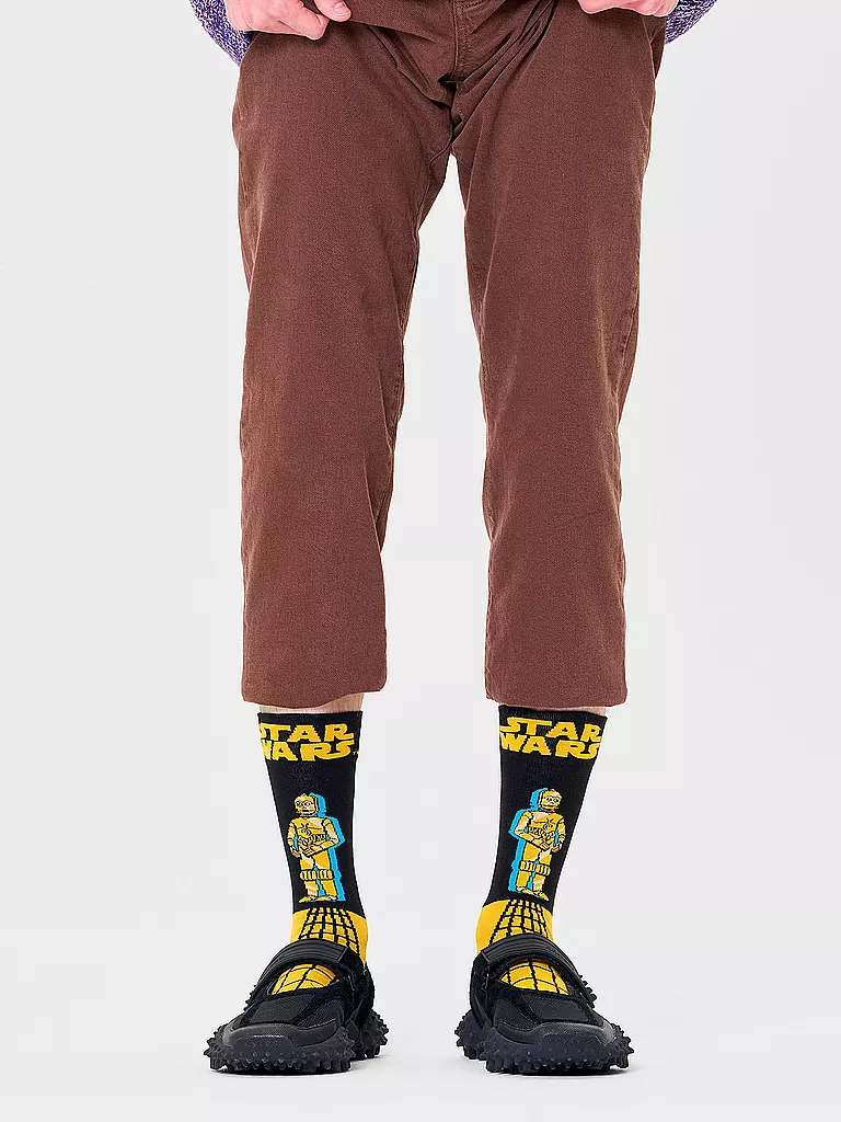 HAPPY SOCKS | Herren Socken 41-46 C-3PO dark yellow | gelb