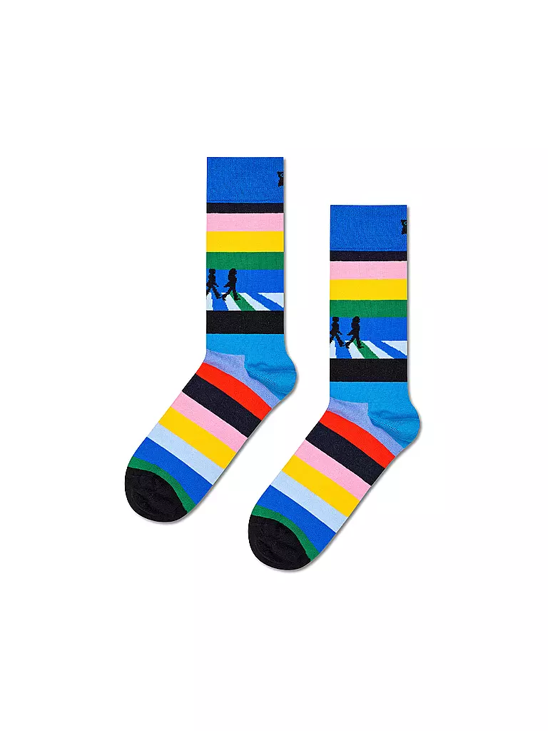 HAPPY SOCKS | Herren Socken BEATLES LEGEND CROSSING 41-46 blue | blau