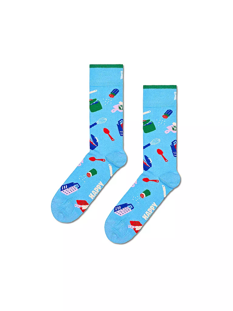 HAPPY SOCKS | Herren Socken COOKING 41-46 light blue | hellblau