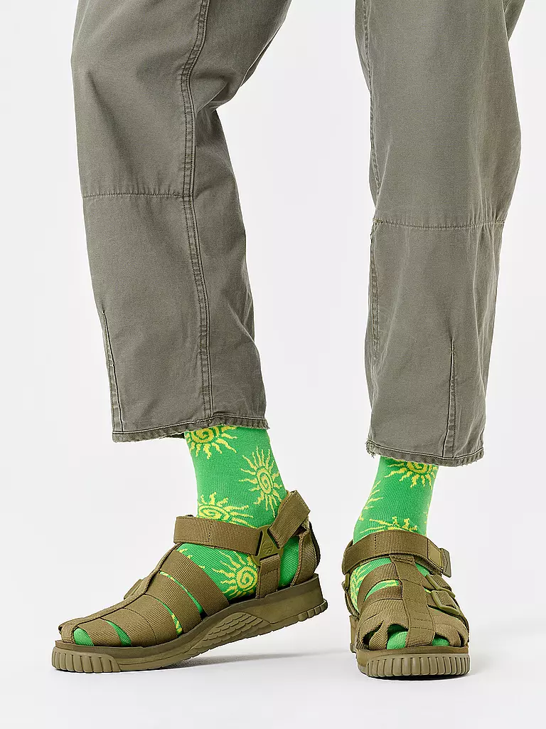 HAPPY SOCKS | Herren Socken SUN 41-46 green | grün