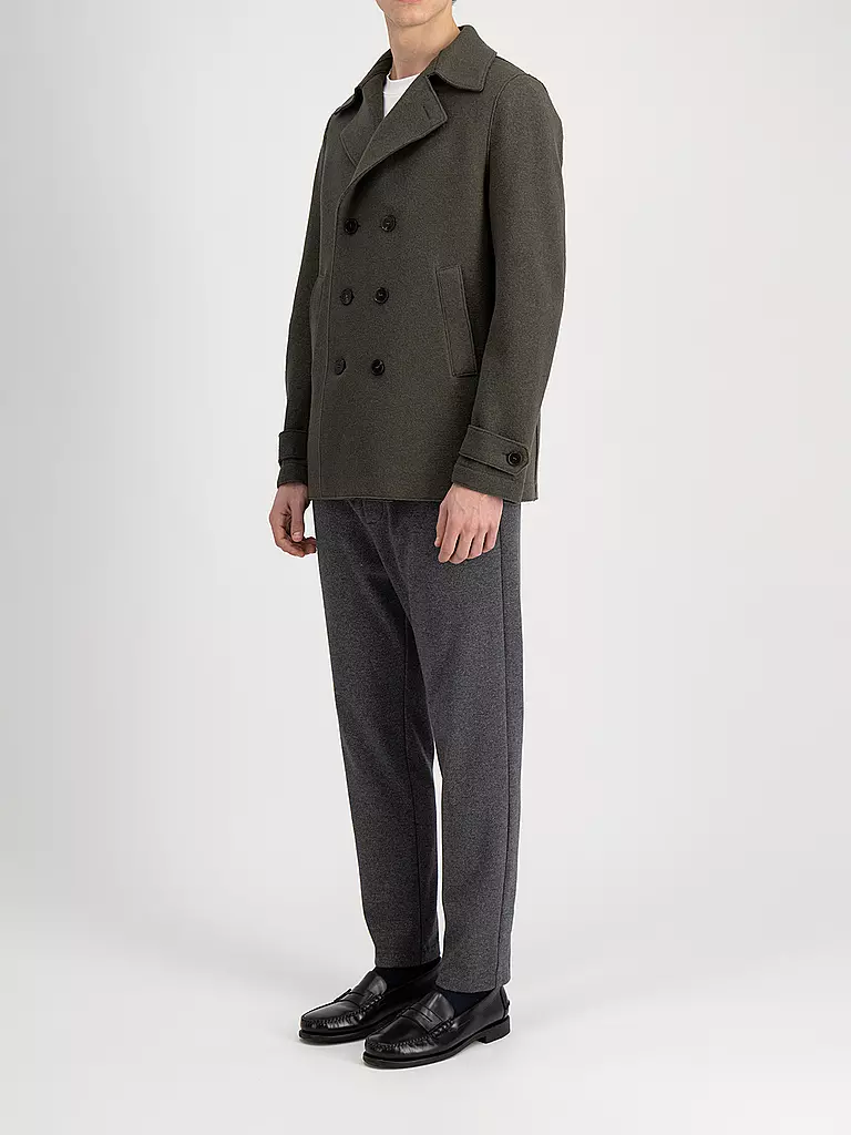 HARRIS WHARF LONDON | Wolljacke | olive