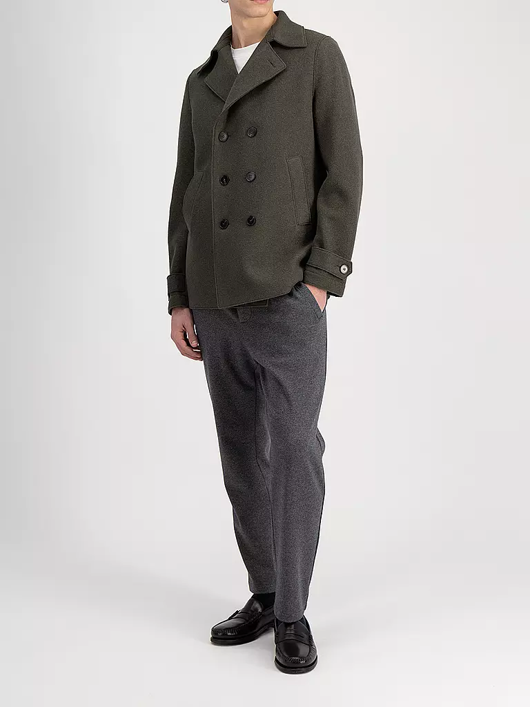 HARRIS WHARF LONDON | Wolljacke | olive