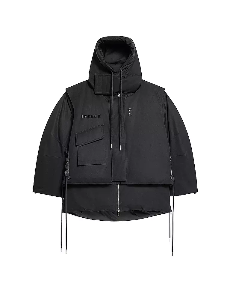 HELMUT LANG | Daunenparka ARCTIC LAYERED JACKET | schwarz