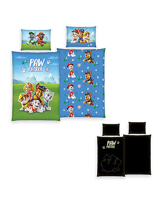 HERDING | Kinder Bettwäsche Paw Patrol 70x90cm / 140x200cm Glow in the Dark