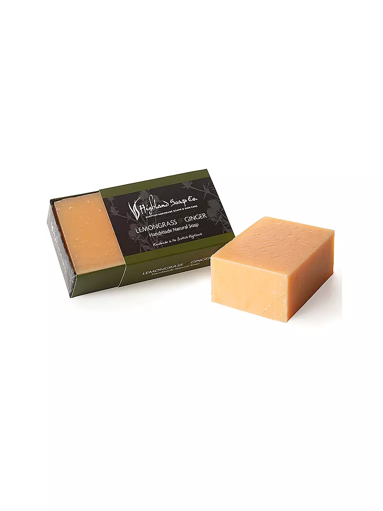 HIGHLAND SOAP | Seife LEMONGRASS & GINGER 190g  | grün