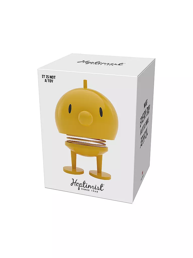 HOPTIMIST | Dekofigur Classic Bumble 10,5cm Yellow | gelb