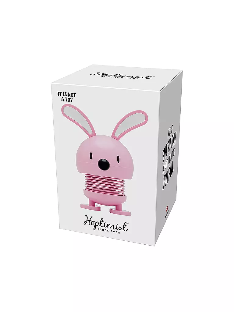 HOPTIMIST | Dekofigur Soft Bunny 9cm Light Red | olive