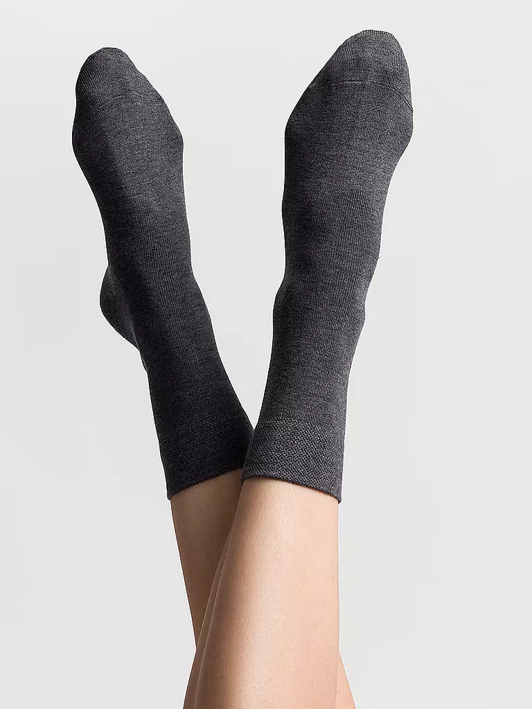 HUDSON | Socken grau-mel. | grau