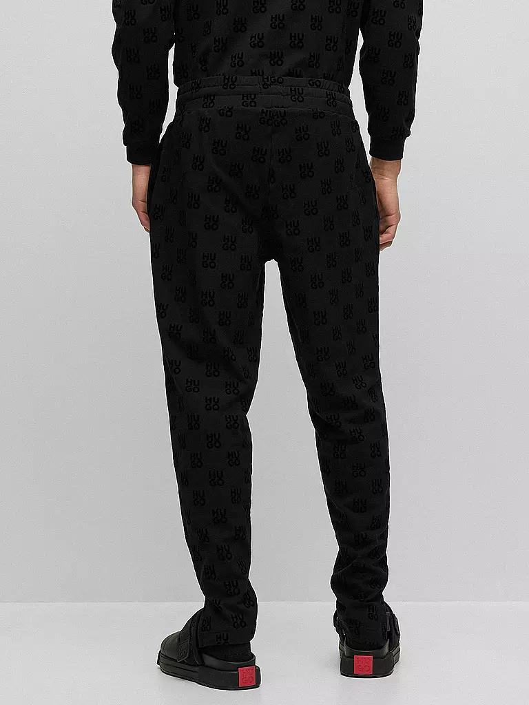 HUGO |  Loungewear Hose FLOCK | schwarz