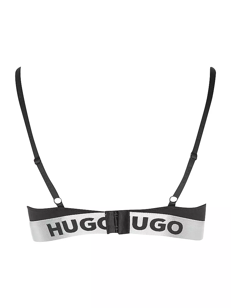 HUGO | BH gefüttert ohne Bügel black  | schwarz